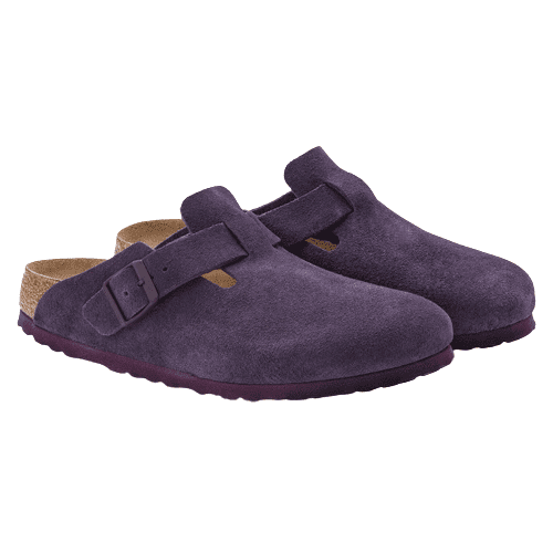 BirkenstockLadiesSuedeLeatherMules Boston Wine d29f22d2 382b 46fe b41c 80eb54711424