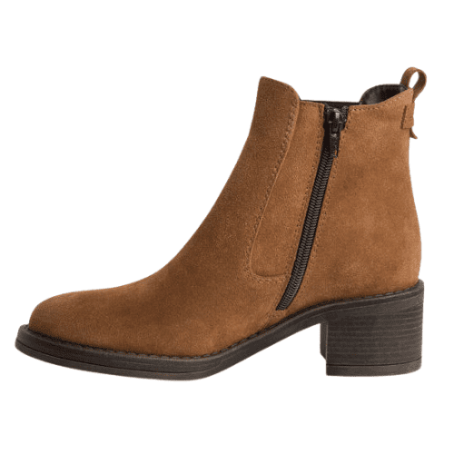 TamarisLadiesBlockHeelChleseaBoot 25007 43 Tan 1