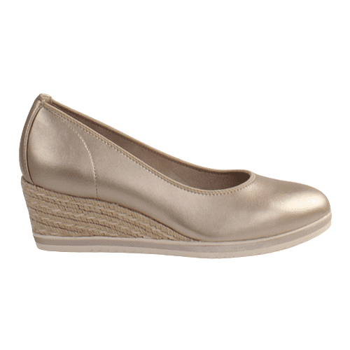 TamarisLadiesWedgeShoes 22305 42 LightGold